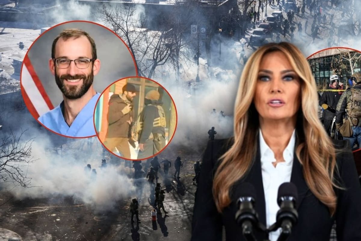 Tras muerte de Alex Pretti a manos de agentes federales, Melania Trump pide “unidad” y protestas pacíficas mientras Trump negocia con Minnesota reducir operativos migratorios