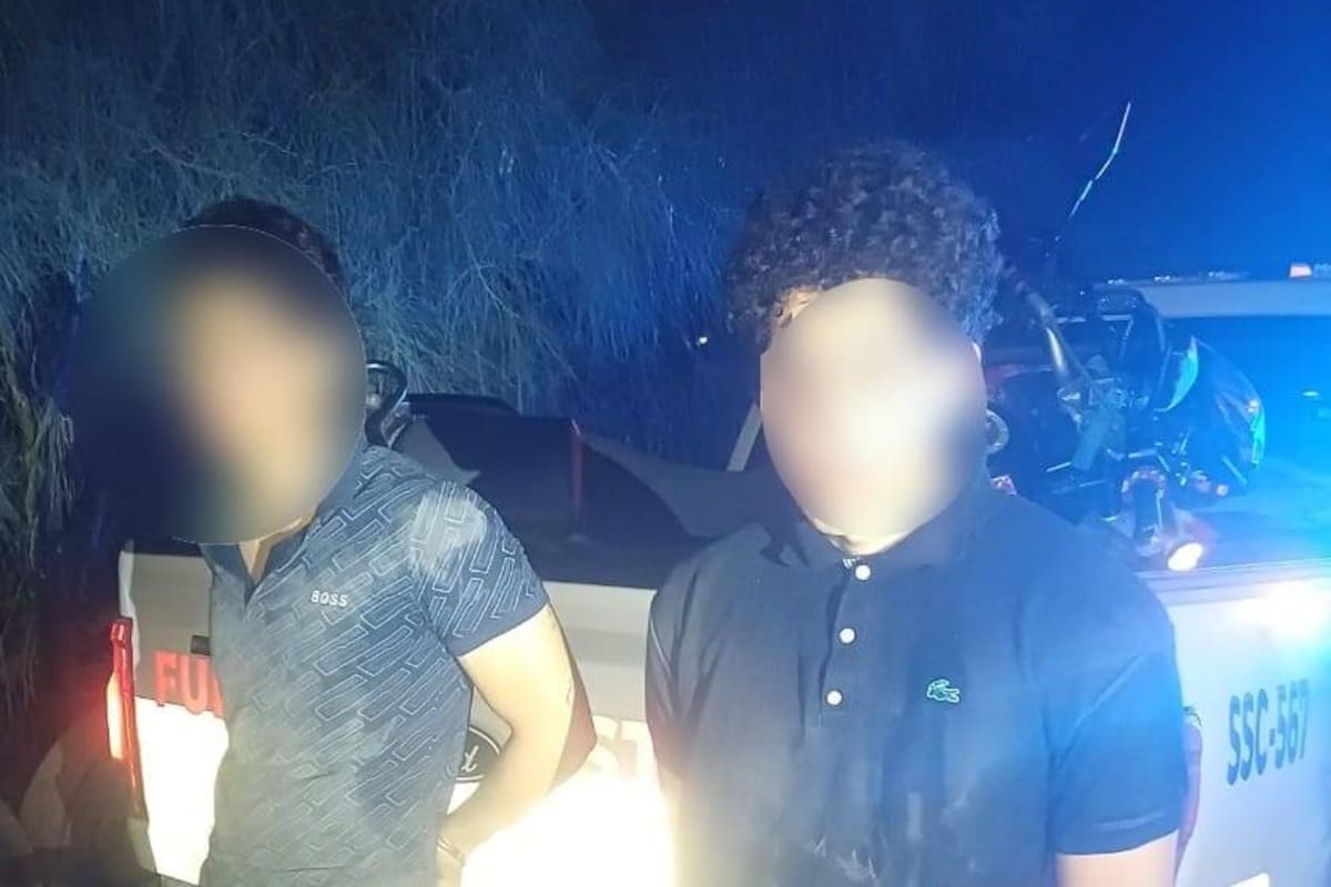 Iban en moto con 36 envoltorios de cristal en Pascualitos