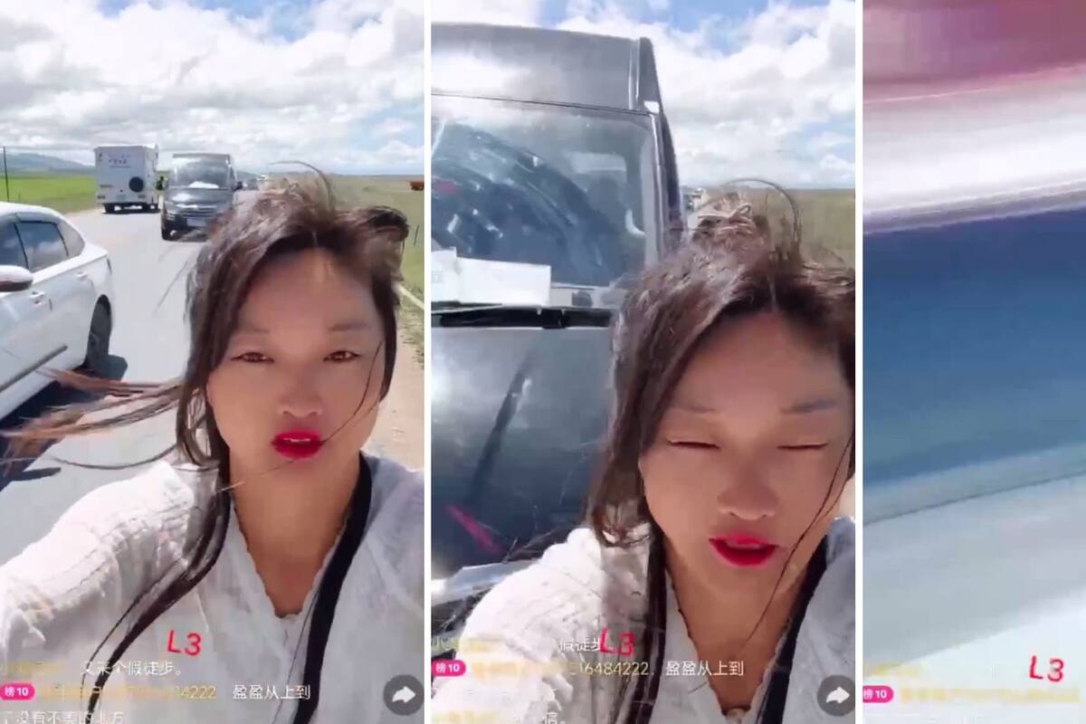 Influencer es atropellada durante transmisión en vivo; usuarios especulan que fue intencional