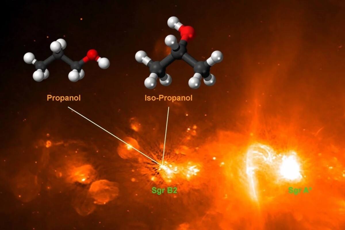 Encuentran molécula de un tipo de alcohol que podría ser clave para formación de estrellas