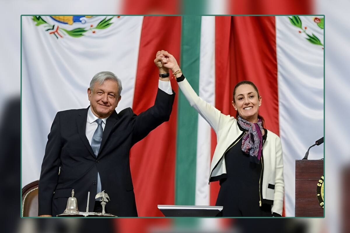 AMLO destaca que a Sheinbaum la felicitaron “muchos más líderes que a mí”