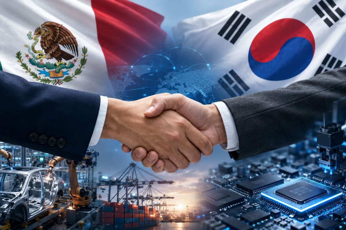 México y Corea del Sur firman un acuerdo comercial formal para mitigar el impacto del aumento de aranceles y proteger las inversiones de manufactura avanzada ante la próxima revisión del T-MEC