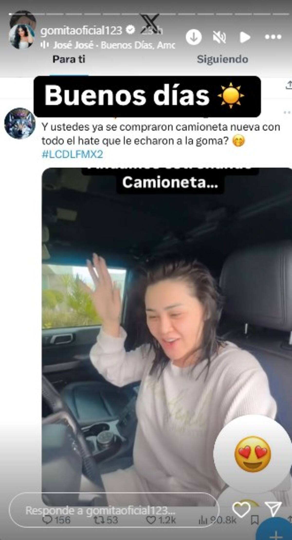 Gomita dejó en claro que no le importan las críticas / Instagram: @gomitaoficial123