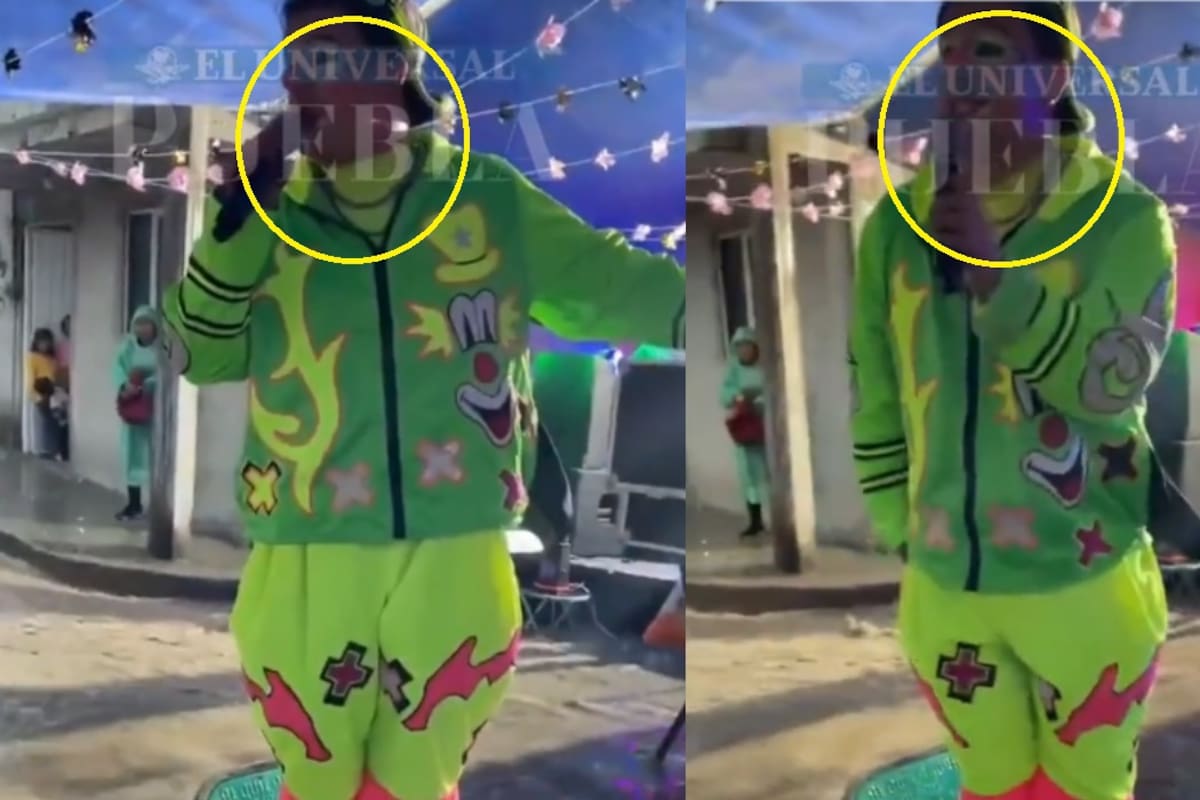 “Esas sí son ganas de trabajar”: payaso se vuelve viral tras terminar su show de cumpleaños pese a la tormenta