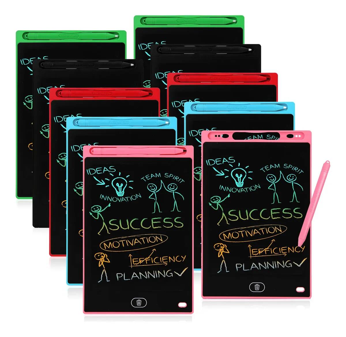 paquete de 10 tabletas de dibujo tipo “Pizarra Mágica” con tecnología LCD. | Mercado Libre