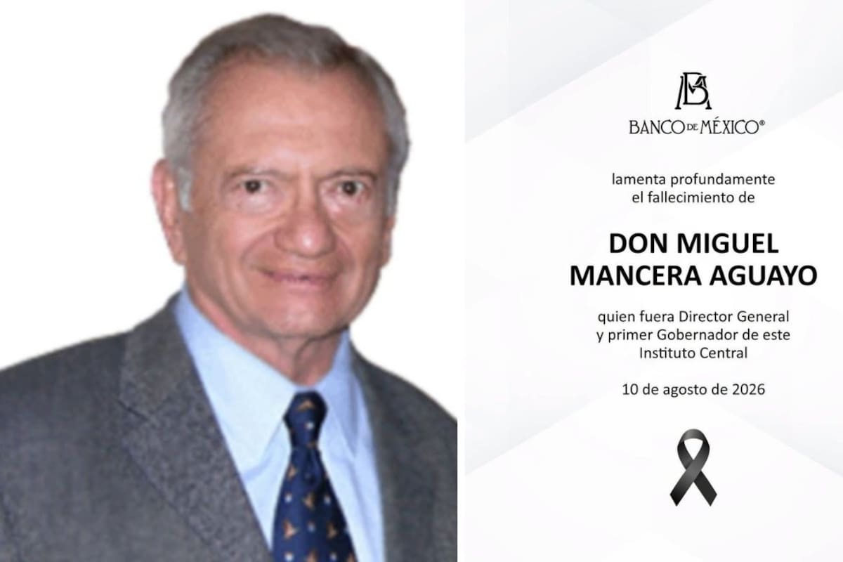 ¿Quién fue Miguel Mancera Aguayo? Banxico lamenta la muerte de su primer gobernador