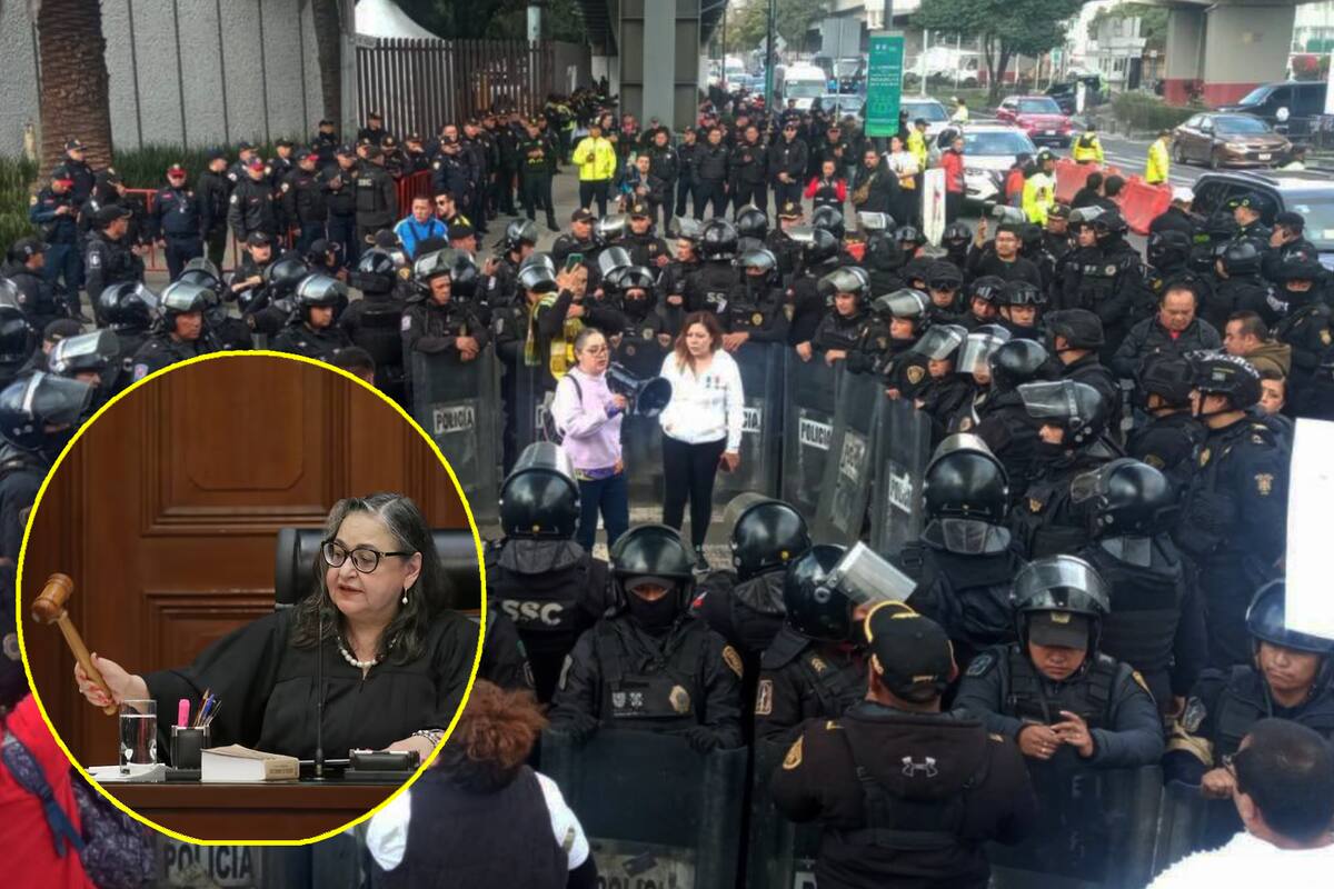 Norma Piña condena uso de la fuerza contra manifestantes fuera del GP México; Jufed denunciará ante instancias internacionales
