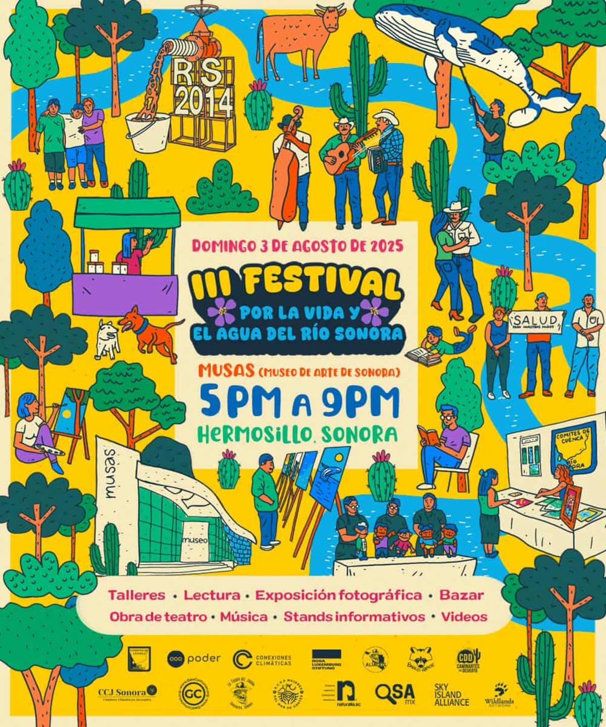Festival por la Vida y el Agua del Río Sonora.