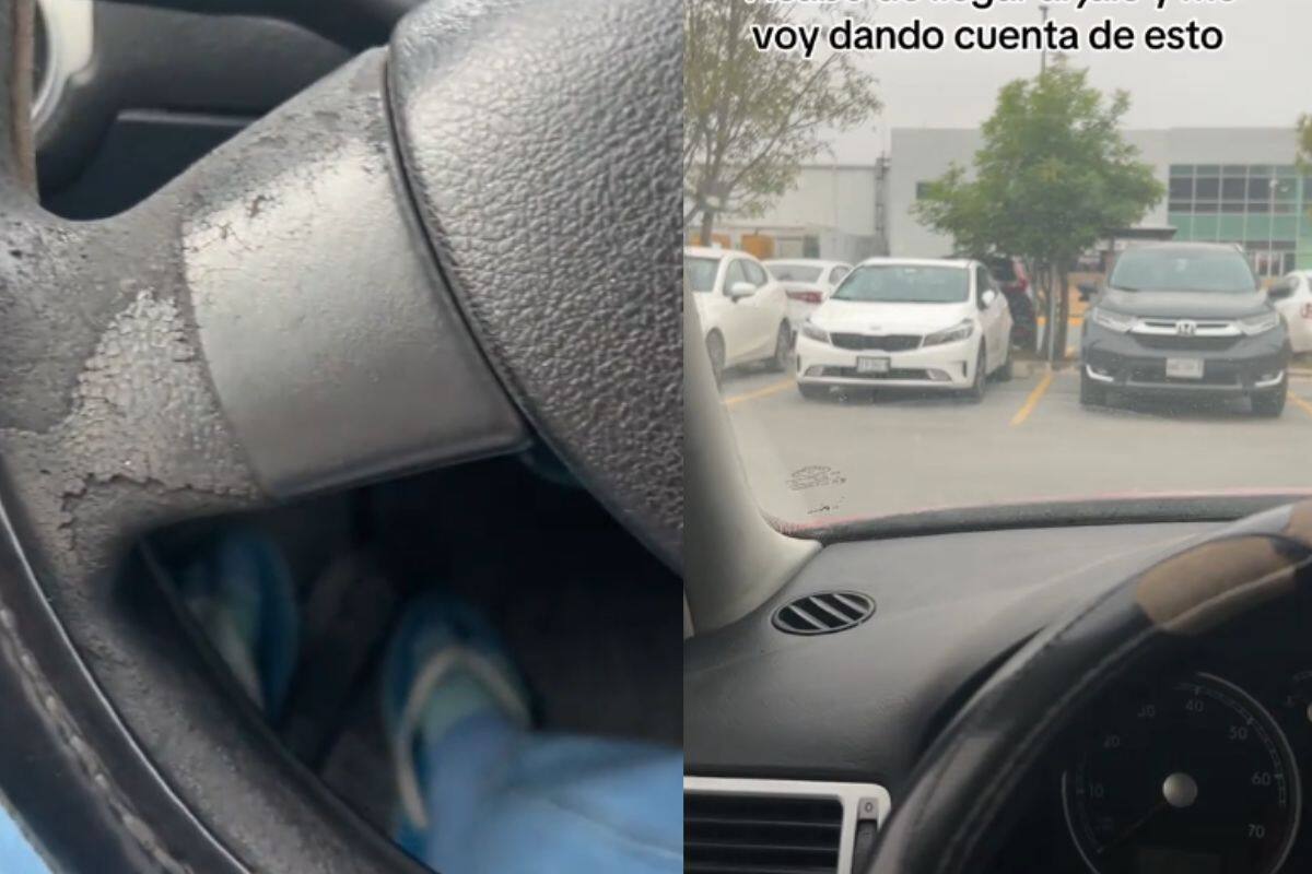 Tras ir al trabajo se da cuenta de que llevaba sandalias por accidente
