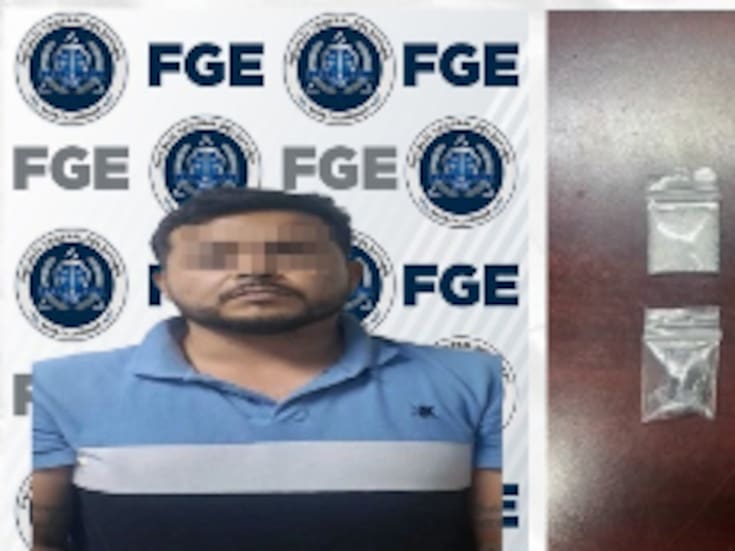 Detención de persona por presunto narcomenudeo en colonia El Refugio