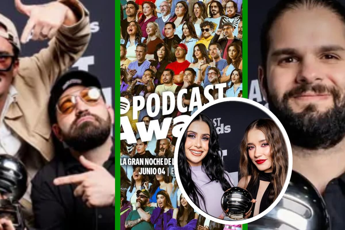 TODOS los ganadores de la primera edición de los Spotify Podcast Awards