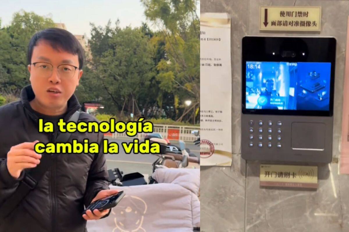 Influencer muestra cómo en China las personas ya no utilizan llaves, sino su rostro o una aplicación