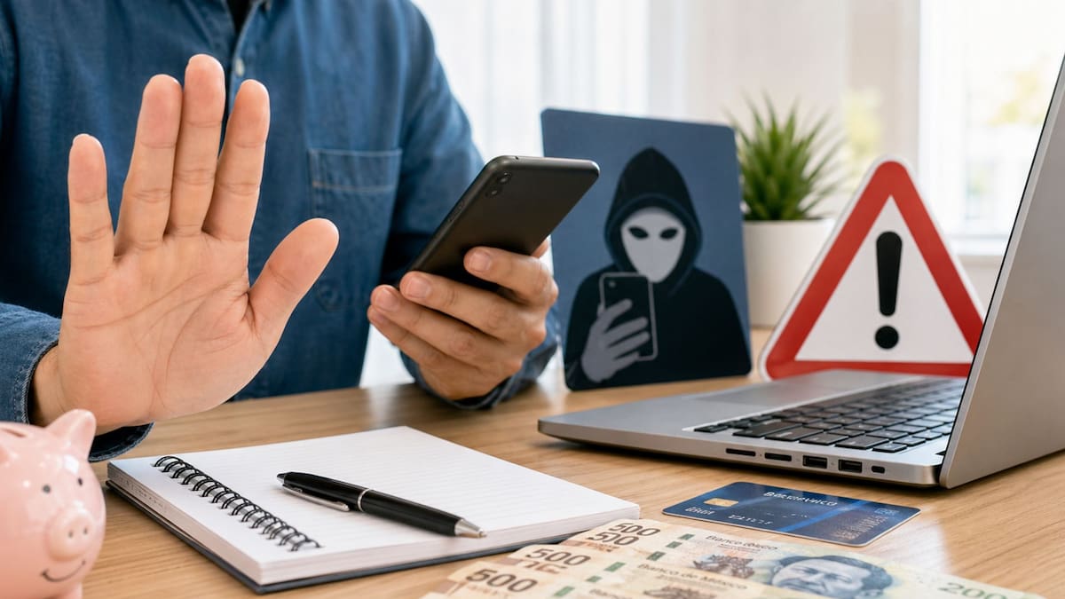 Los fraudes por préstamos vía WhatsApp e instituciones falsas aumentan en México, por lo que la CONDUSEF advierte que pedir pagos anticipados o depósitos previos es la señal definitiva de un engaño financiero