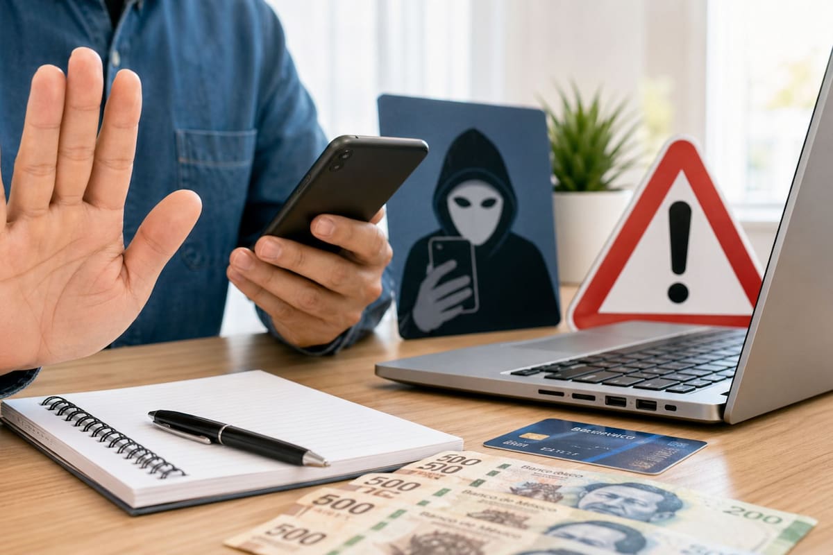 Los fraudes por préstamos vía WhatsApp e instituciones falsas aumentan en México, por lo que la CONDUSEF advierte que pedir pagos anticipados o depósitos previos es la señal definitiva de un engaño financiero