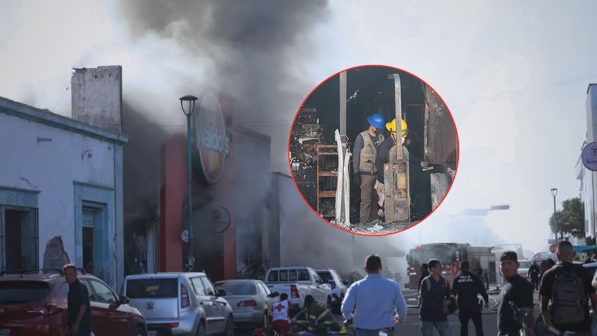 La tienda Waldo’s que ayer se incendió y provocó la muerte de 23 personas y 12 más lesionadas, no contaba con un programa autorizado de Protección Civil desde el 2021, reveló Adolfo Salazar Razo, secretario de Gobierno. Foto: Especial GH