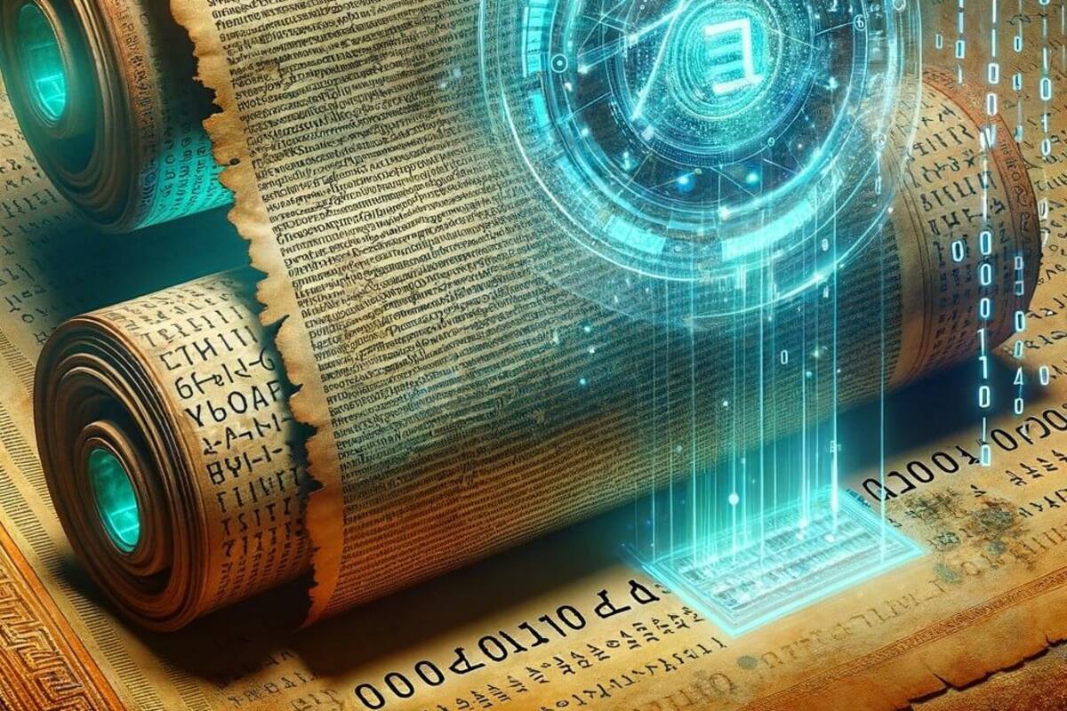 Descifradas las primeras frases de los misteriosos rollos de Herculano gracias a la inteligencia artificial