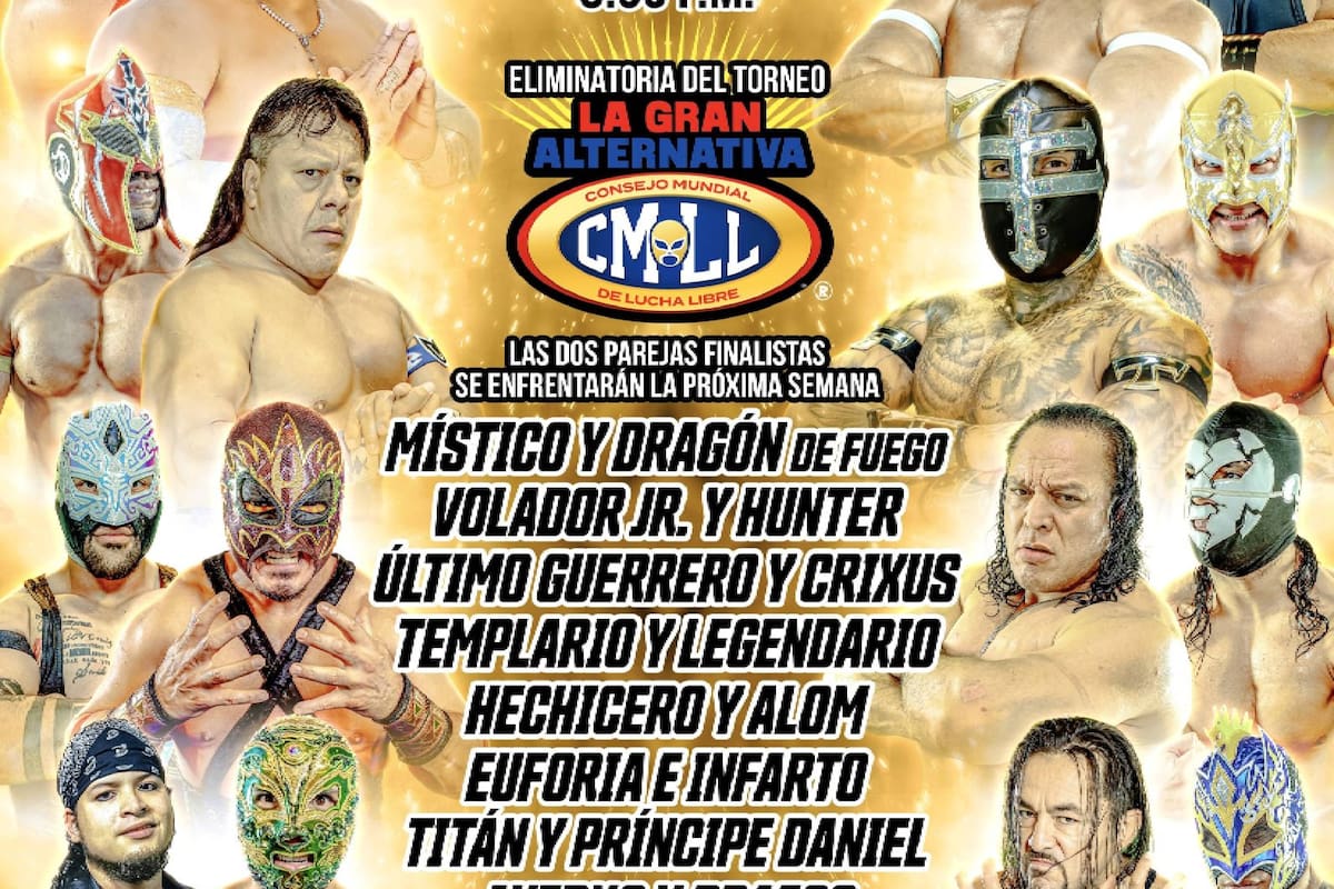 Arena México se prepara para una noche de lucha espectacular: La Gran Alternativa 2024