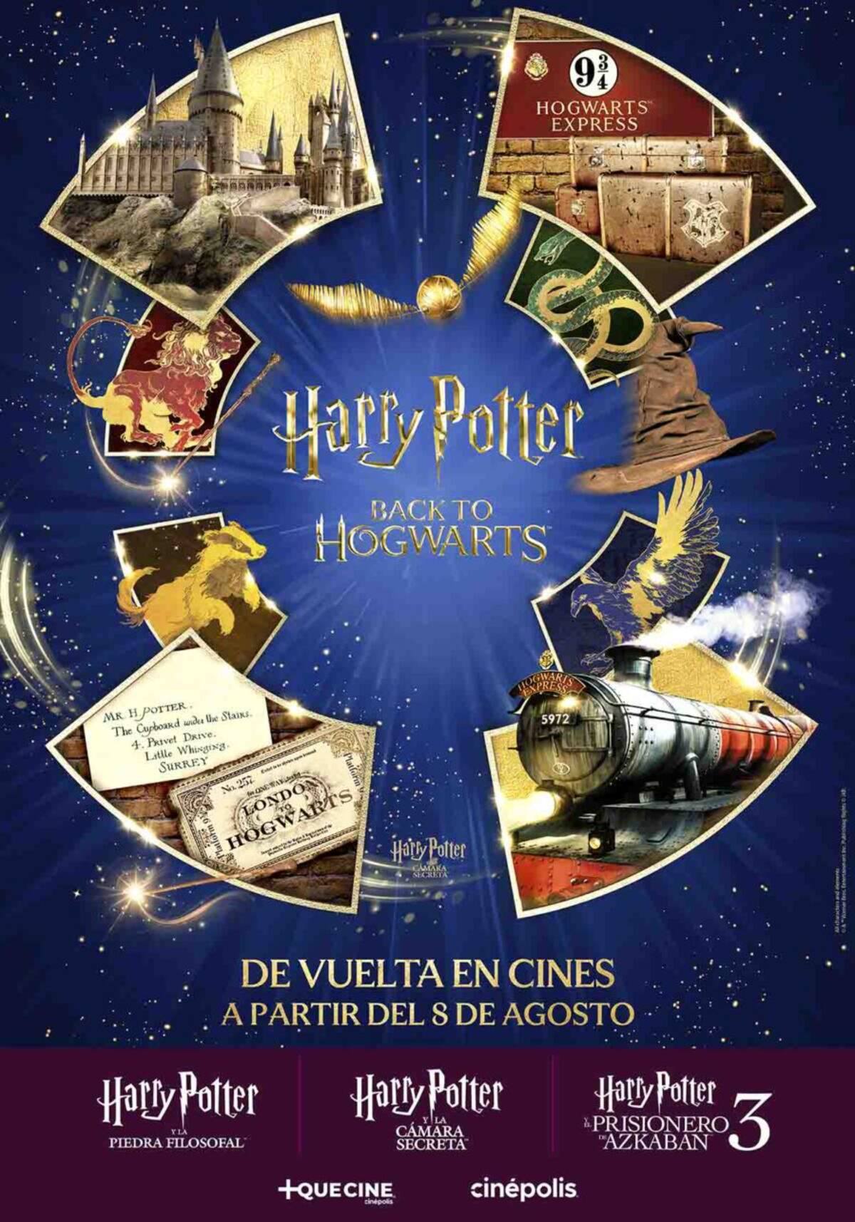 Harry Potter vuelve a la pantalla grande. Foto: Cine Premiere