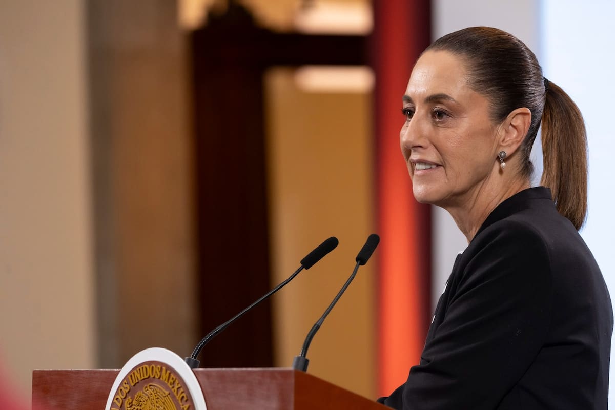 La presidenta Claudia Sheinbaum en su 'Conferencia del Pueblo' del 2 de octubre del 2025. | Crédito: Presidencia