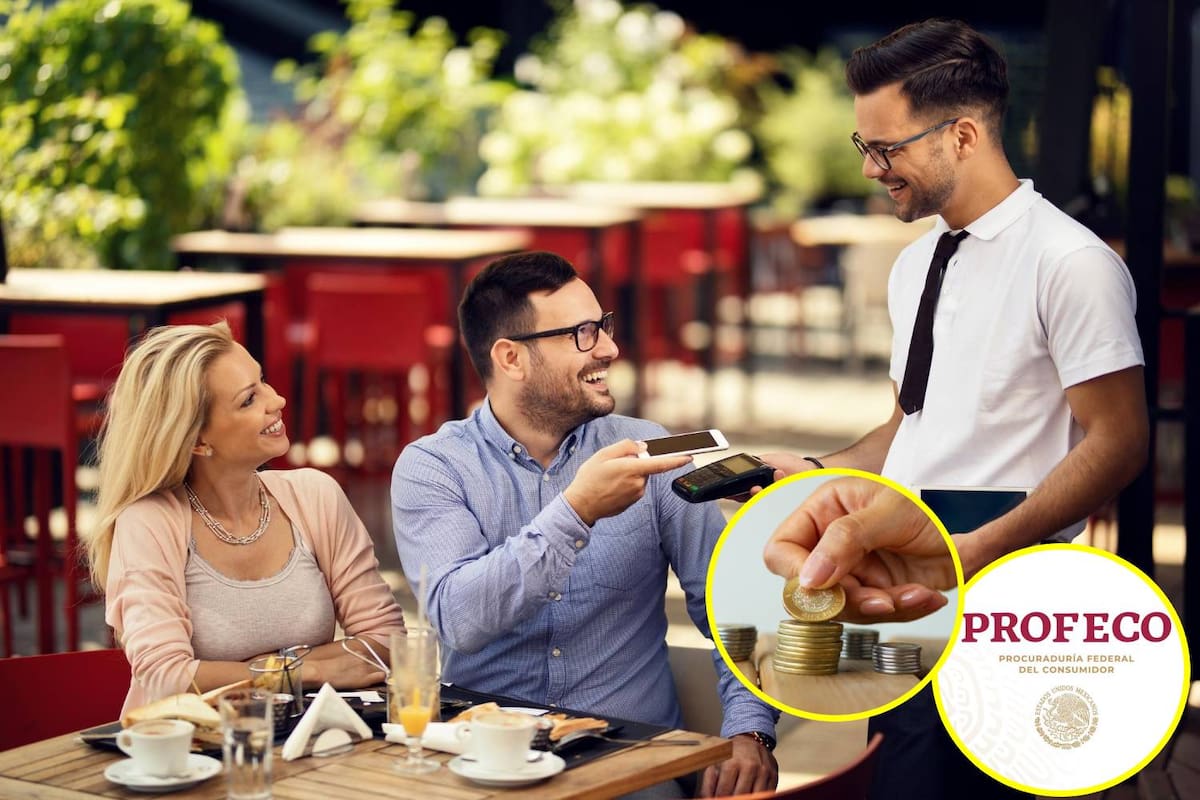 Restaurantes que cobren propina obligatoria en México pueden recibir multas de hasta 3 millones de pesos, advierte Profeco sobre práctica ilegal