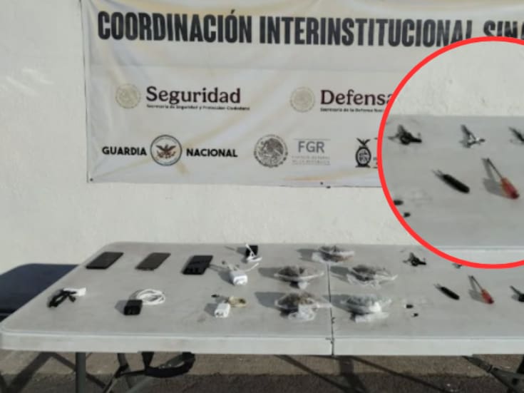 Grupo interinstitucional asegura droga y objetos prohibidos en revisión al penal de Aguaruto en Culiacán