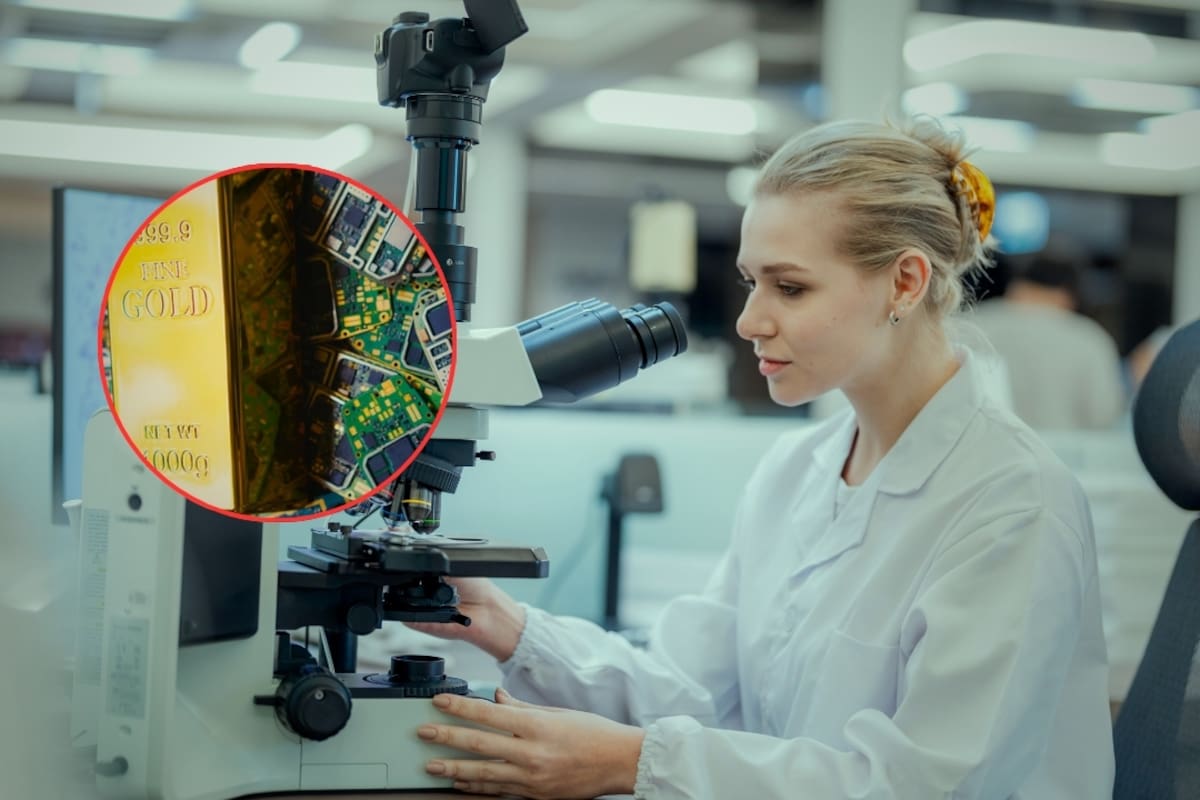 Científicos convierten basura en pepitas de oro de 22 quilates con un proceso biológico selectivo que puede transformar el reciclaje electrónico en fuente estratégica de metales como oro, plata y paladio; estos residuos pueden contener más oro que una mina tradicional, según pruebas de la ETH Zúrich