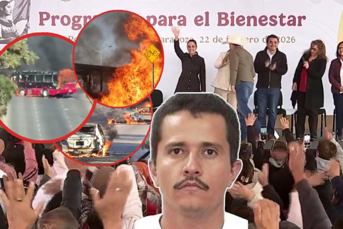 Mientras Claudia Sheinbaum se encuentra en Coahuila en un acto del programa de Bienestar, en redes le envían fuertes críticas por falta de pronunciamiento oficial tras bloqueos en Jalisco y reportes de que Nemesio Oseguera Cervantes “El Mencho” fue abatido