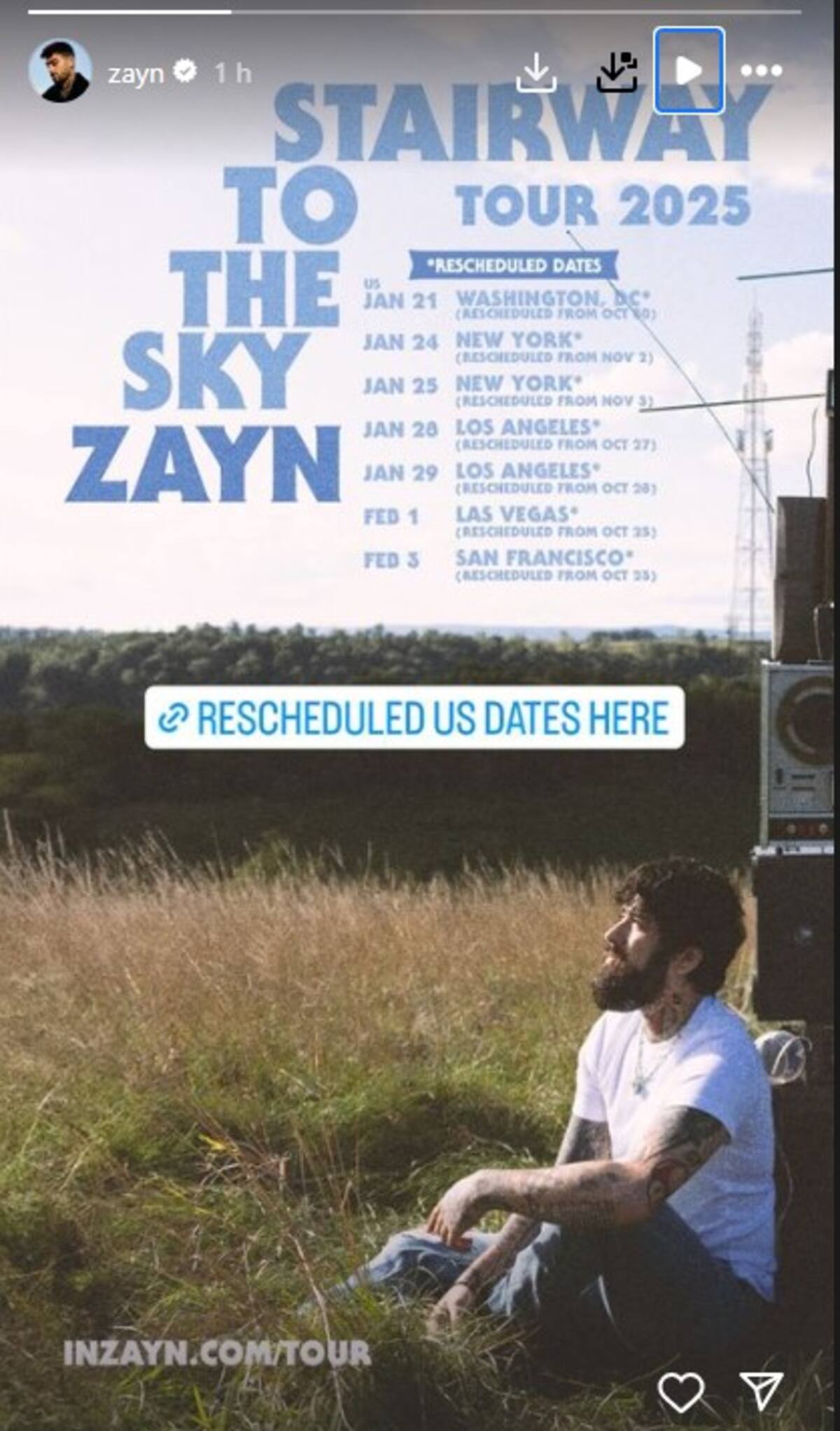 Zayn reprograma las fechas de su gira en EE.UU. tras la trágica pérdida de Liam Payne.