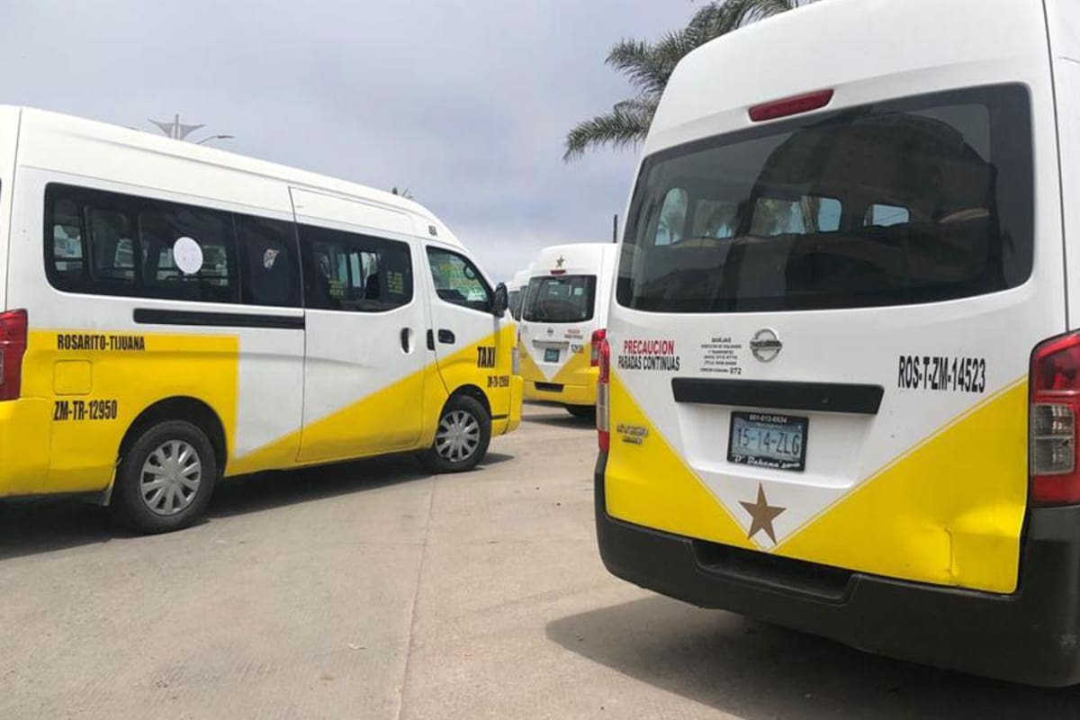 Taxistas de Rosarito buscan apoyo para no aumentar tarifas