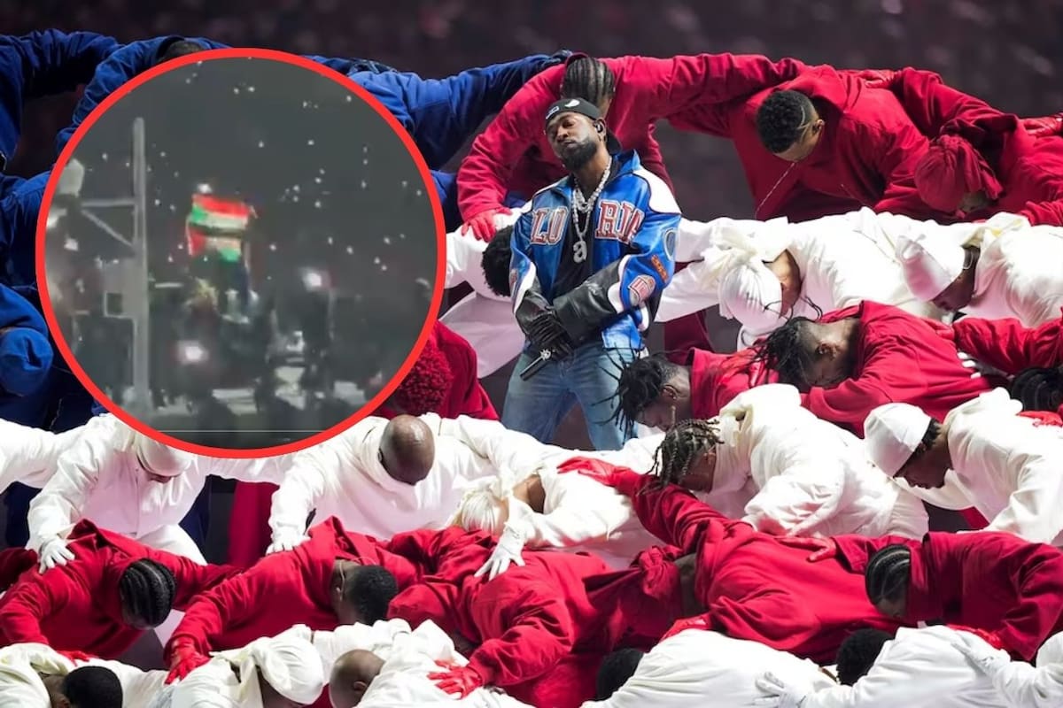 Super Bowl 2025: manifestante ondea bandera de Palestina en show de medio tiempo de Kendrick Lamar (VIDEO)