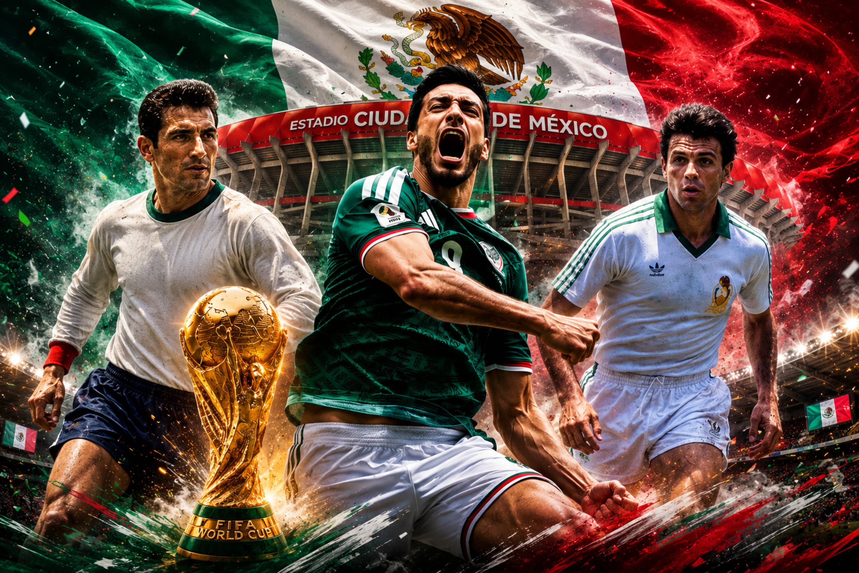 El Tri llega a la fase de eliminación directa del Mundial 2026 con una racha histórica en casa. (Foto: Generada por IA)