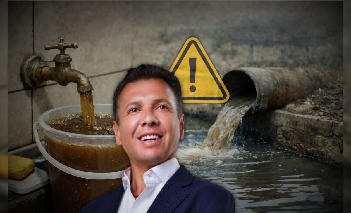 Advierten por agua café y con mal olor en Guadalajara; SIAPA recomienda no consumirla directamente y reportar anomalías mientras investiga descargas residuales detectadas desde diciembre de 2025. Foto: Especial