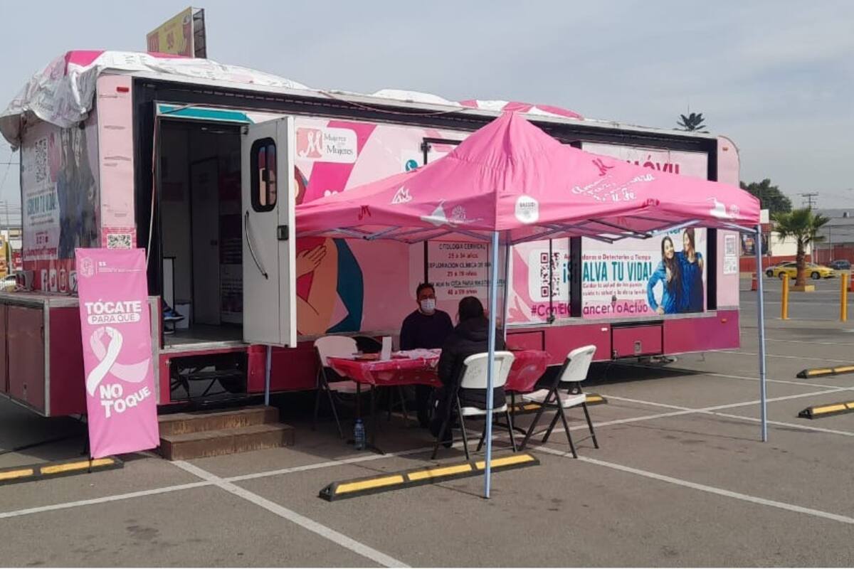 Llevan Módulo Rosa a Plaza Las Fuentes