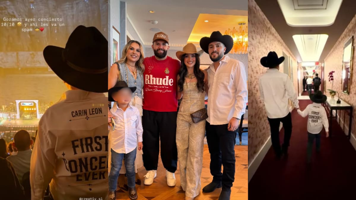 Hijo de la influencer Ariana Ritchie cumple su sueño de conocer a Carín León en la Esfera de Las Vegas
