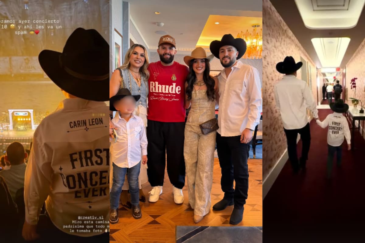 Hijo de la influencer Ariana Ritchie cumple su sueño de conocer a Carín León en la Esfera de Las Vegas
