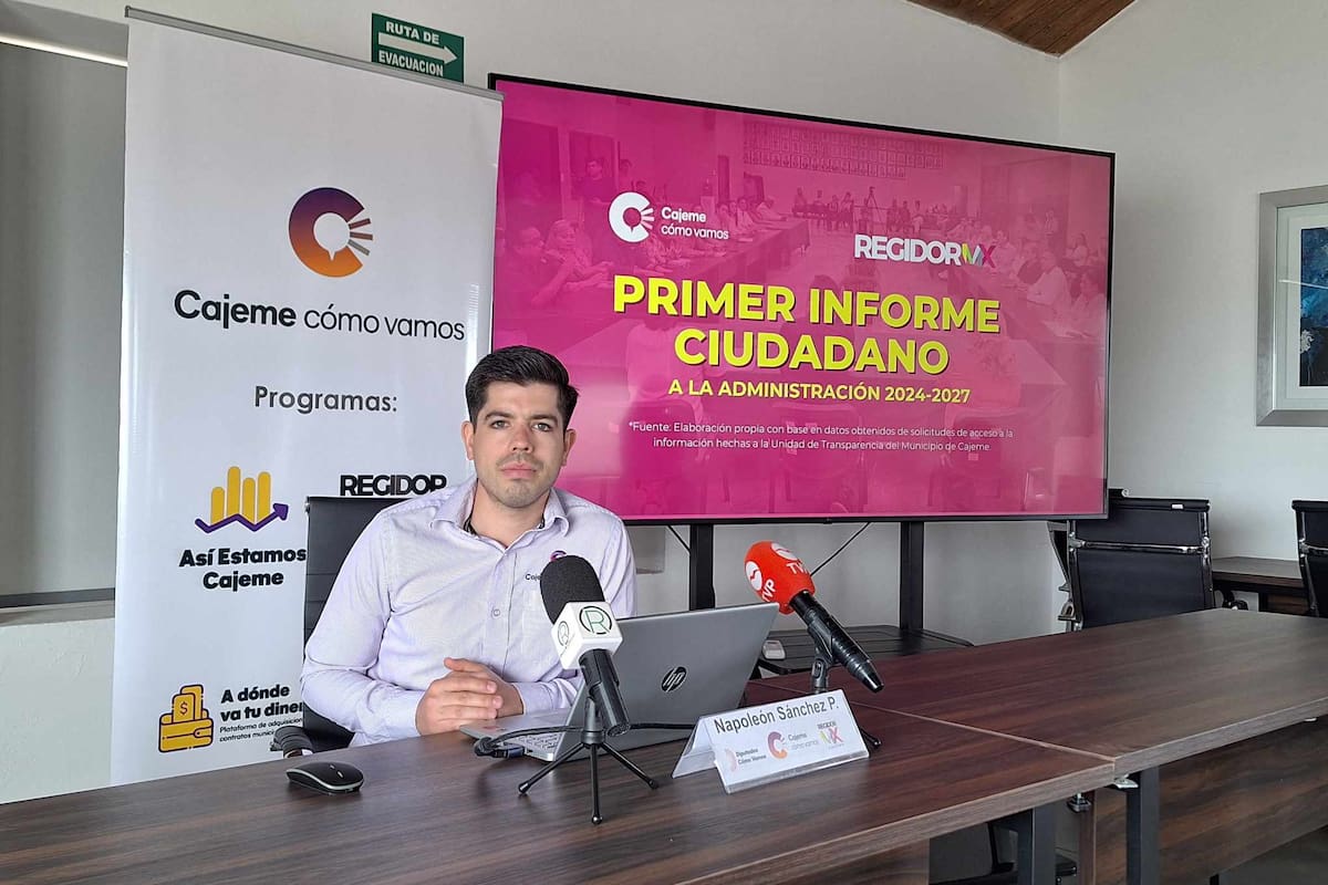 Cajemenses no conocen a sus regidores: CCV