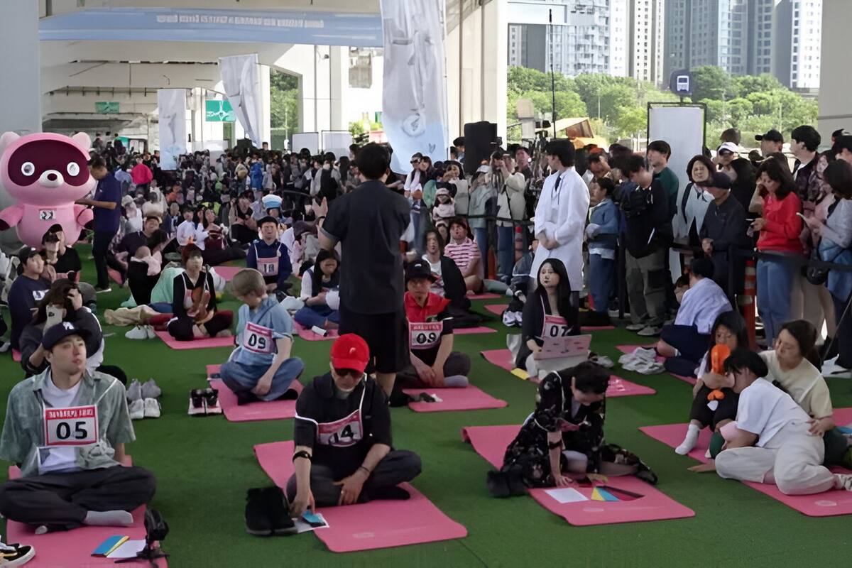 Concurso de “no hacer nada” en Corea del Sur