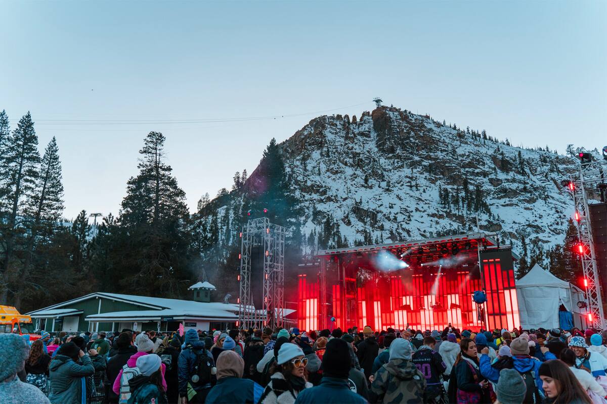 Transformarán montaña de nieve en escenario de música con Tahoe Live