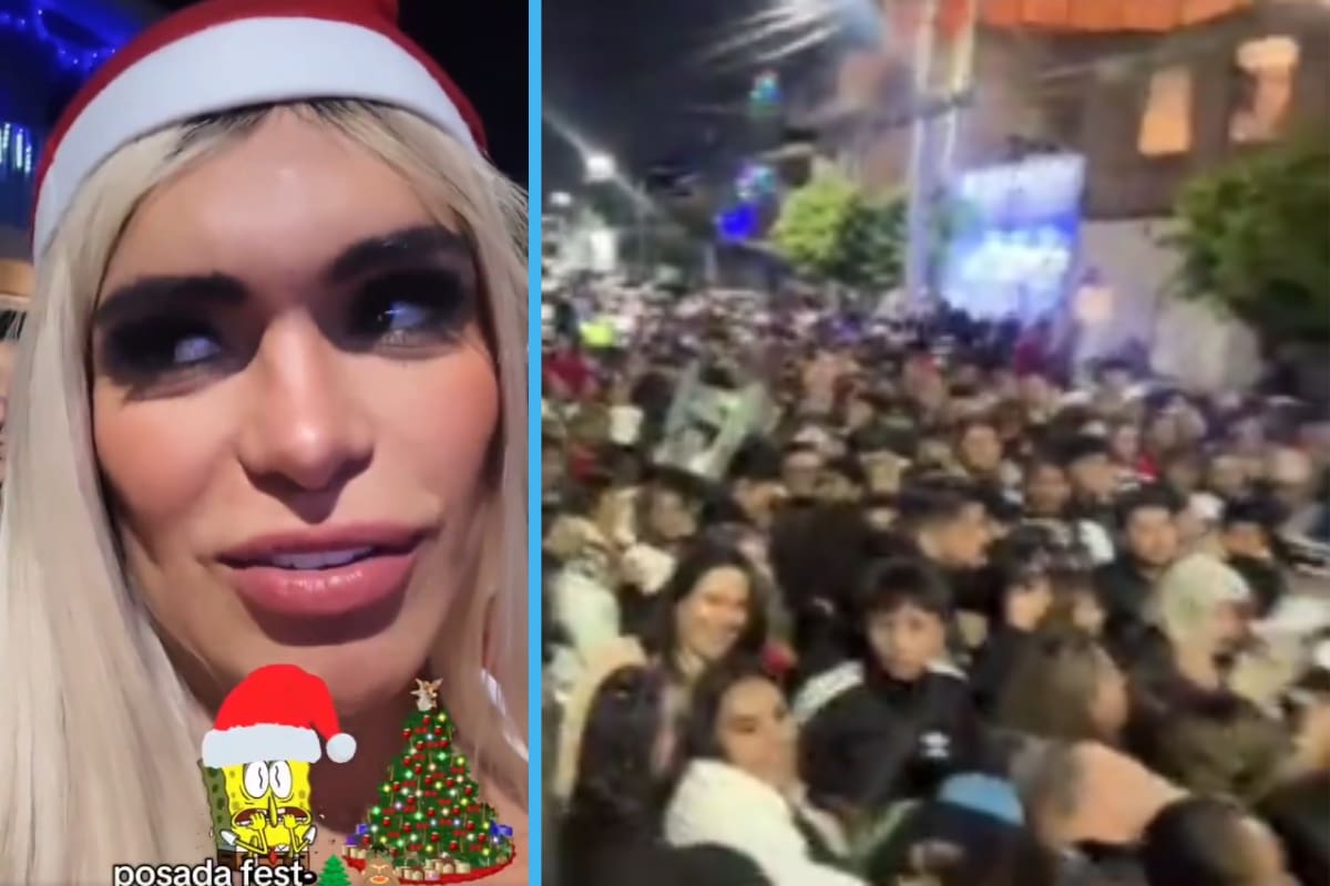Wendy Guevara organiza posada en León y se descontrola: llegan más de 2 mil personas (VIDEOS)