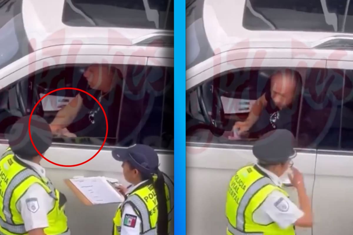 VIDEO: Bofo Bautista es captado dando “mordida” a policías tras ser detenido