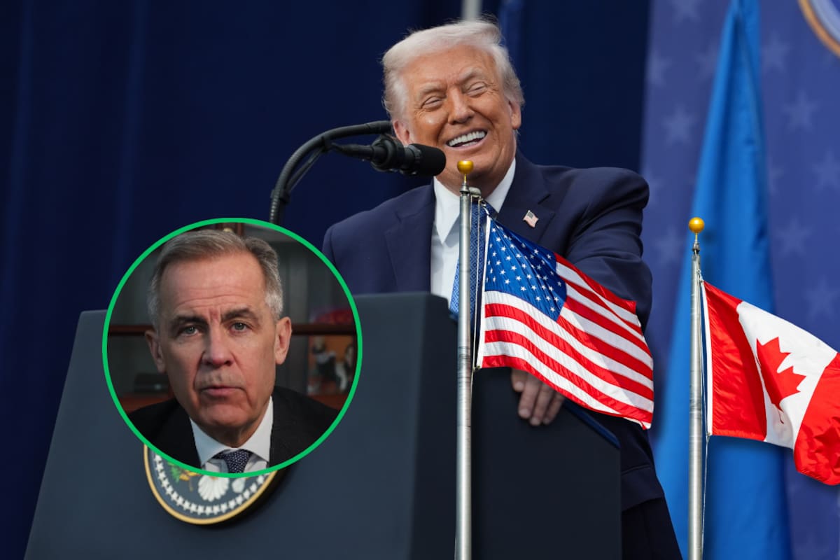 Donald Trump se refirió al primer ministro Mark Carney como “el futuro gobernador de Canadá”, en una nueva alusión a su deseo de que el país vecino sea el estado 51 de Estados Unidos