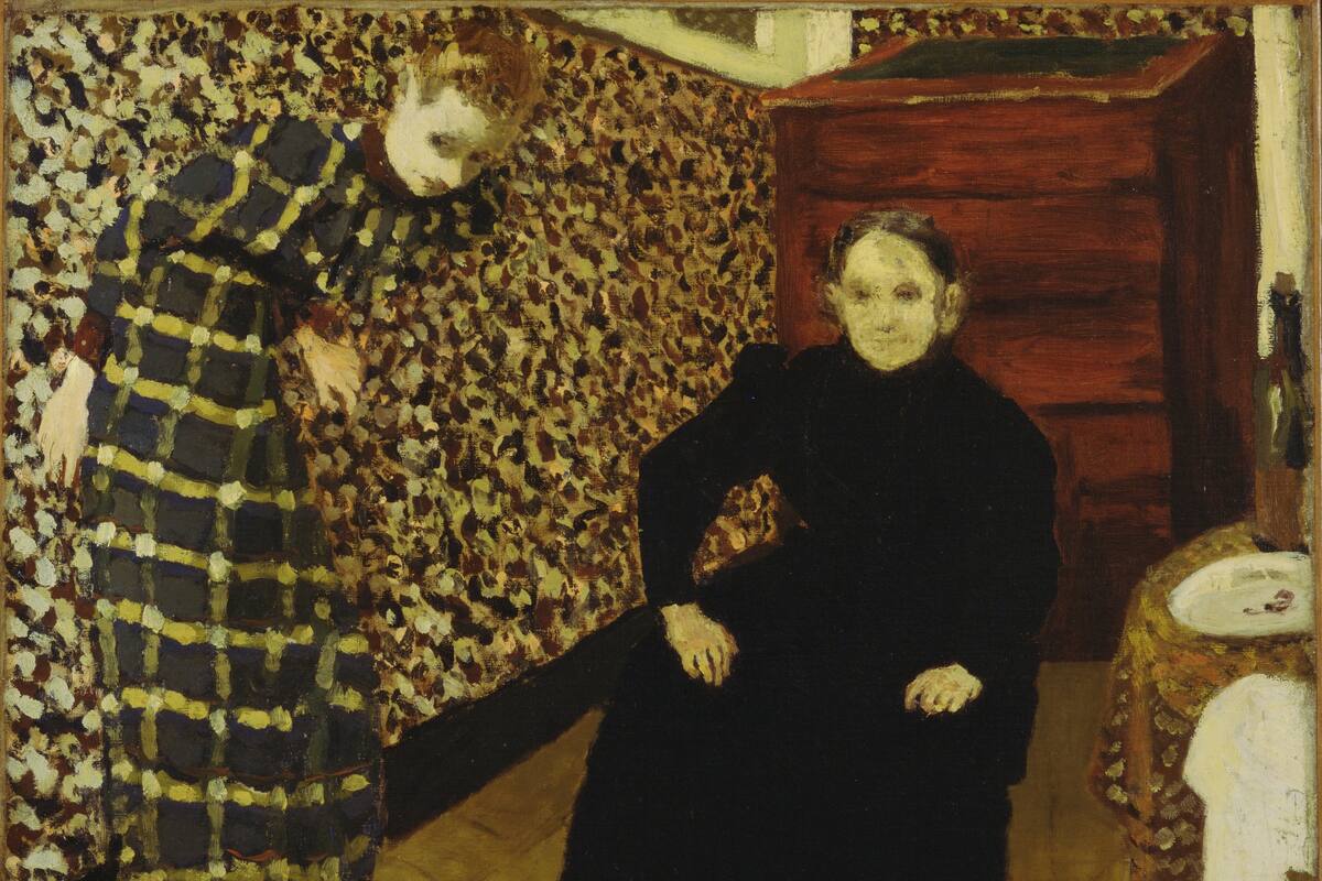 Mi madre y mi hermana de Édouard Vuillard una escena doméstica cargada de tensión silenciosa