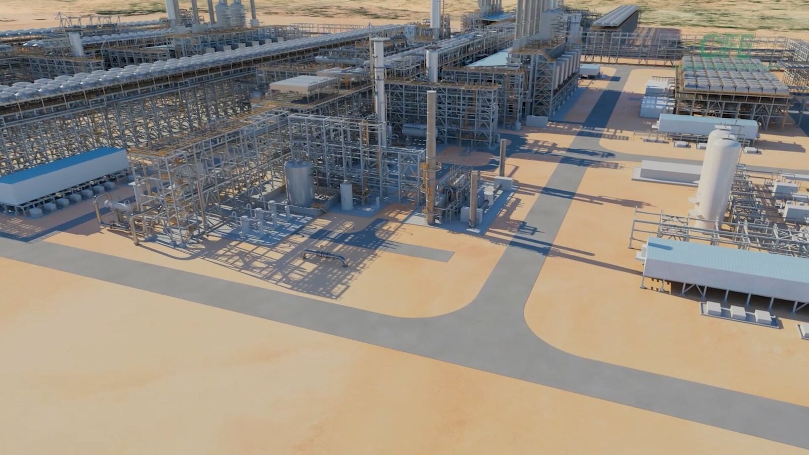 Terminal de gas natural licuado que construirá la empresa Mexico Pacific en Puerto Libertad, Sonora. FOTO: BANCO DIGITAL