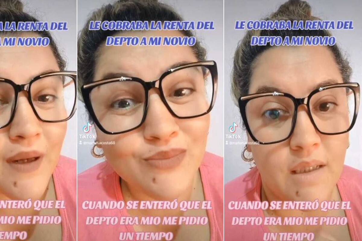 VIDEO: Mujer esconde a su novio que es propietaria del departamento donde viven y le cobra renta