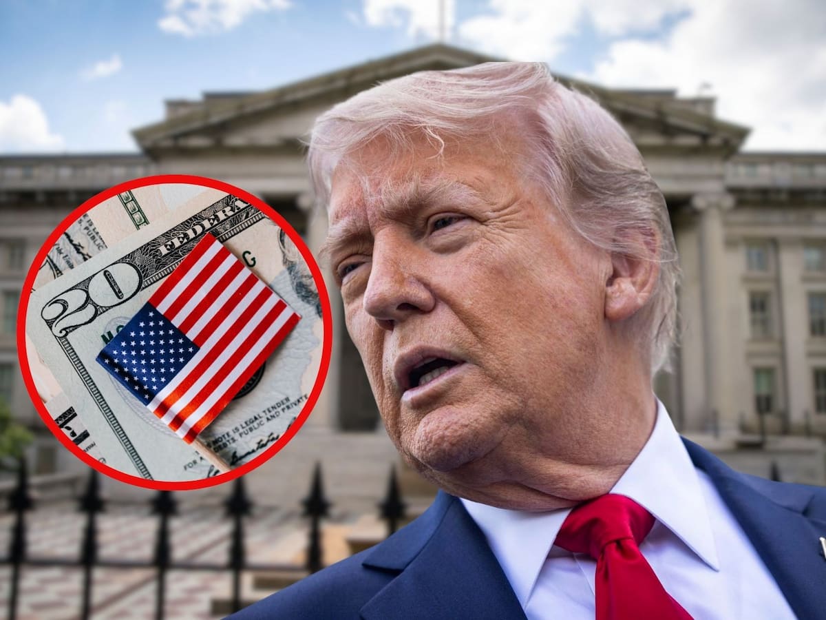 Economía de EEUU se frena por aranceles de Trump, advierte la FED. | Crédito: EFE/REUTERS/Canva