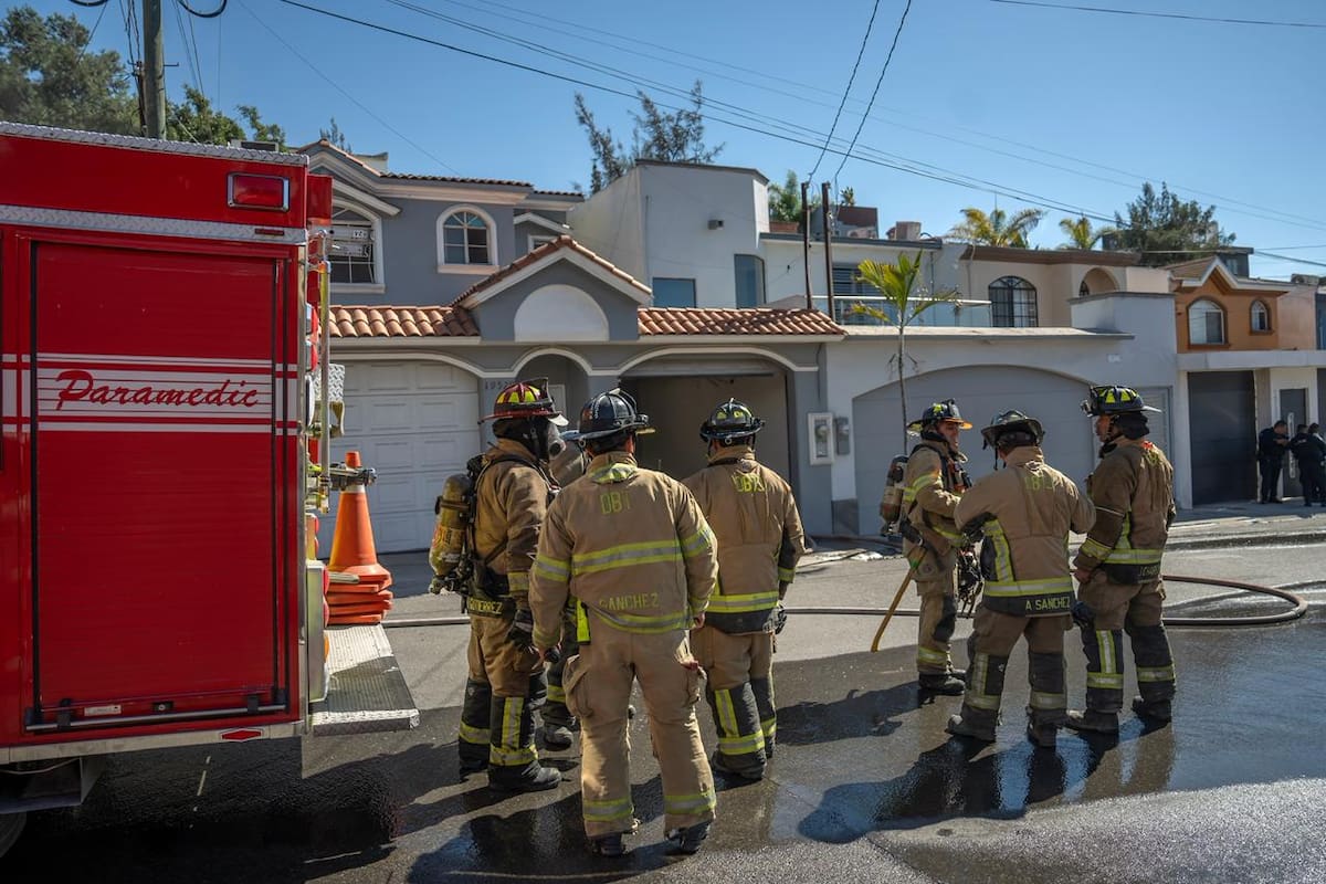 Incendio en casa de Loma Dorada deja solo daños materiales