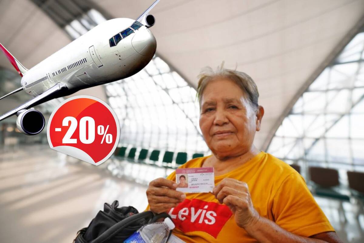 Estas aerolíneas dan descuentos a adultos mayores con credencial de Inapam