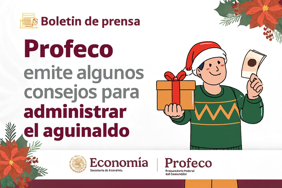 ¿Cómo puedo hacer rendir más mi aguinaldo? Consejos de la PROFECO