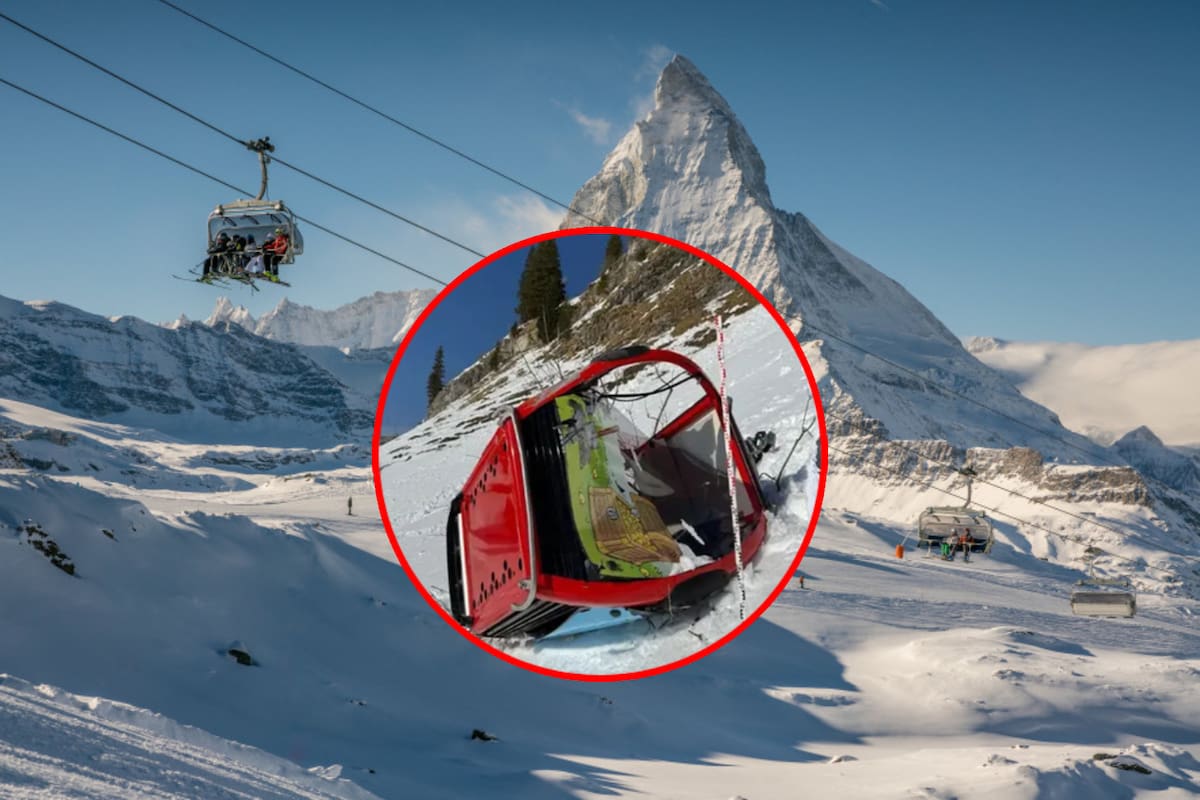 Tras caída de la cabina, muere mujer de 61 años que subió a teleférico en estación de esquí en Suiza