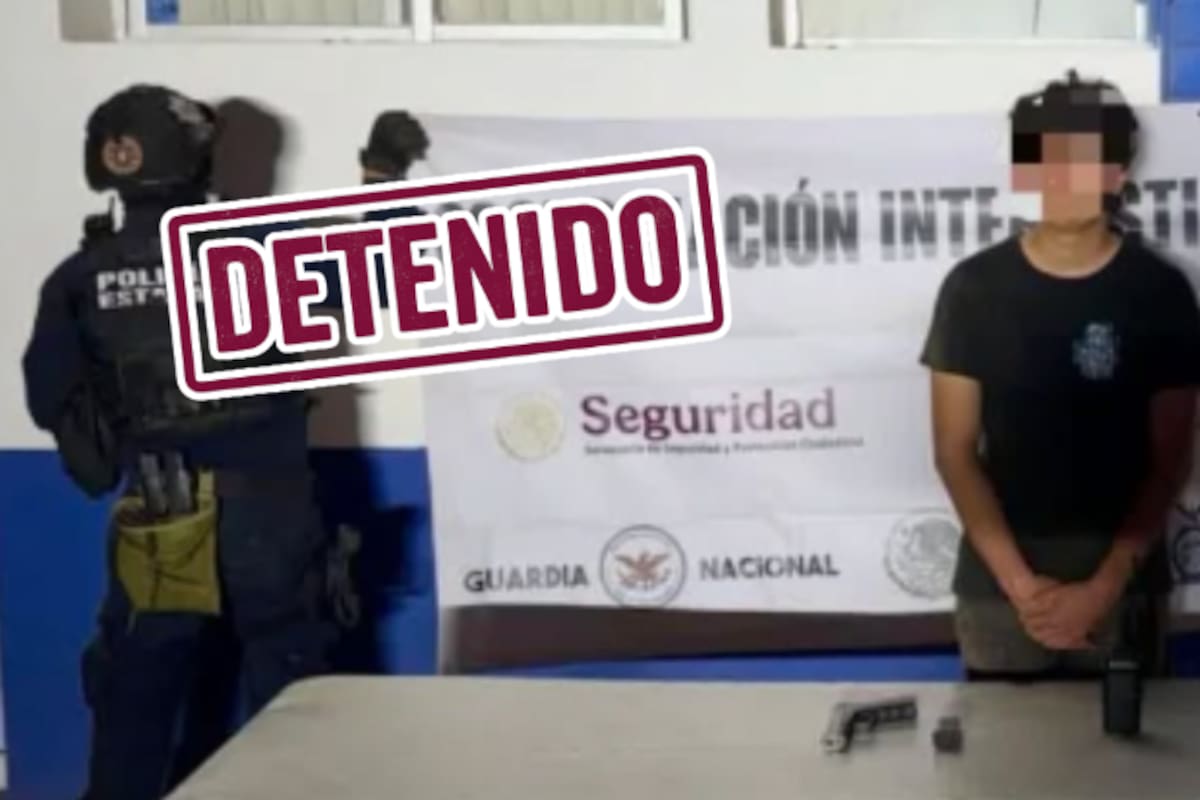 Detienen a menor armado con pistola y radio de comunicación; aumentan los casos de adolescentes vinculados a la delincuencia en enero